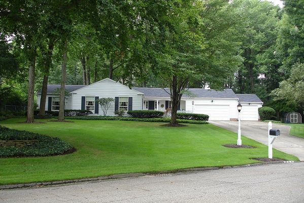 front of a house